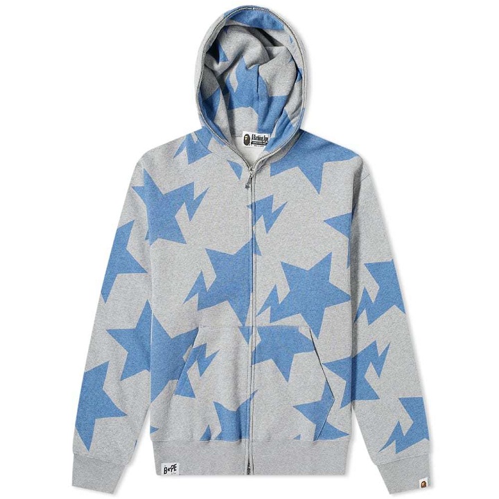Photo: A Bathing Ape Relaxed Sta Pattern Zip Hoody