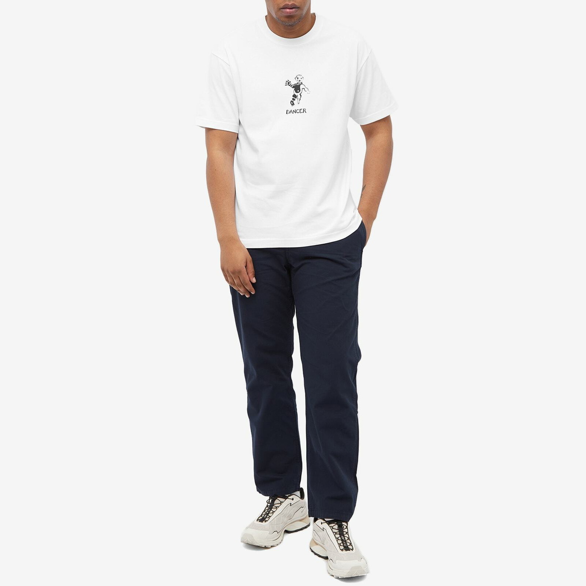 Dancer Men's OG Logo T-Shirt in White Dancer