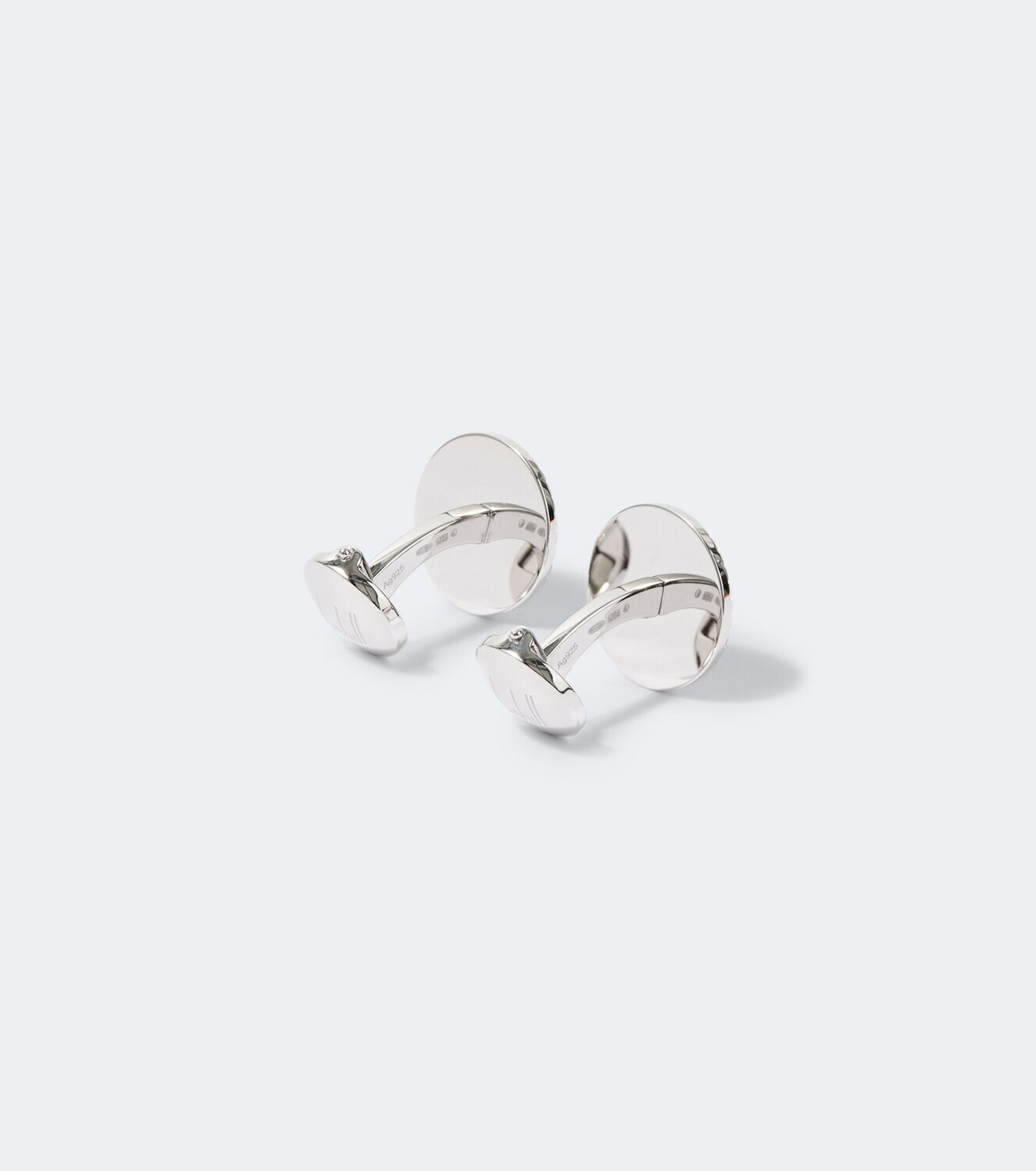 Dunhill Sterling silver cufflinks with onyx