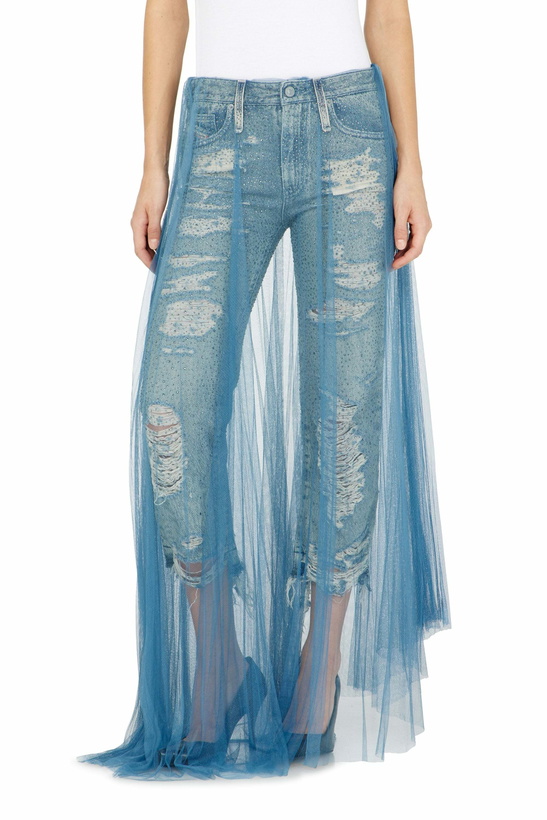 Photo: Diesel Regular Jeans Regular Waist D-Aisi, Medium blue, Zip fly
