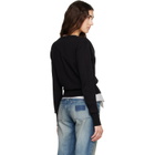 Vivienne Westwood Black Bea Cropped Cardigan