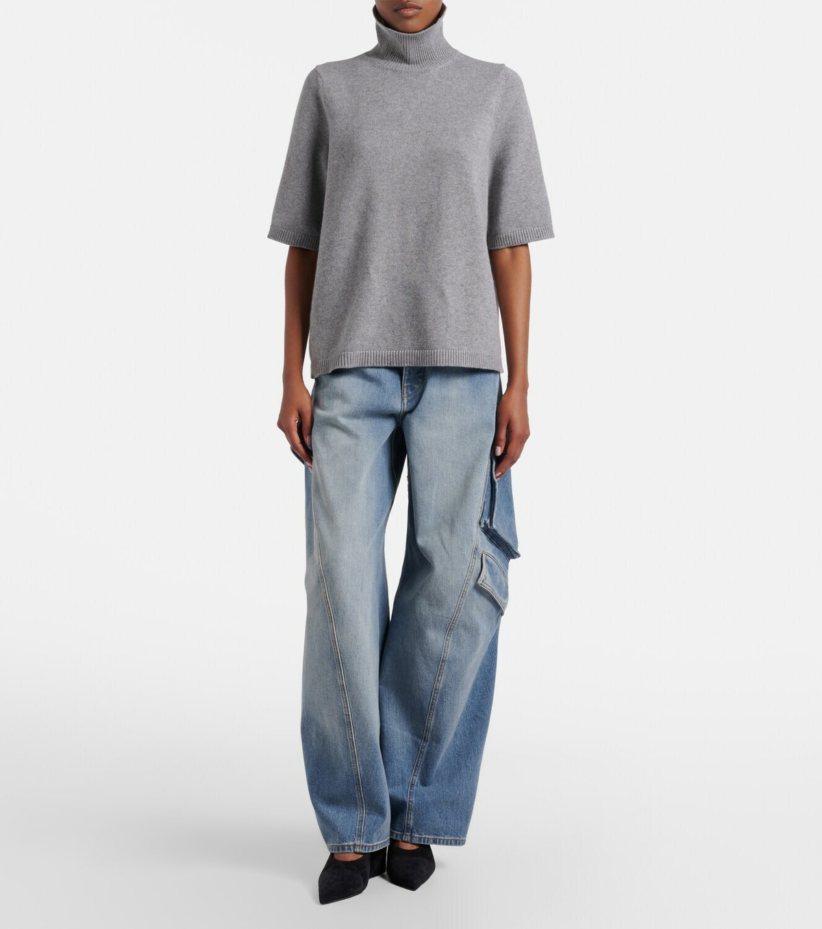 Alaïa Cashmere and wool-blend sweater