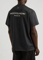 Wooyoungmi Logo Cotton T-shirt Grey