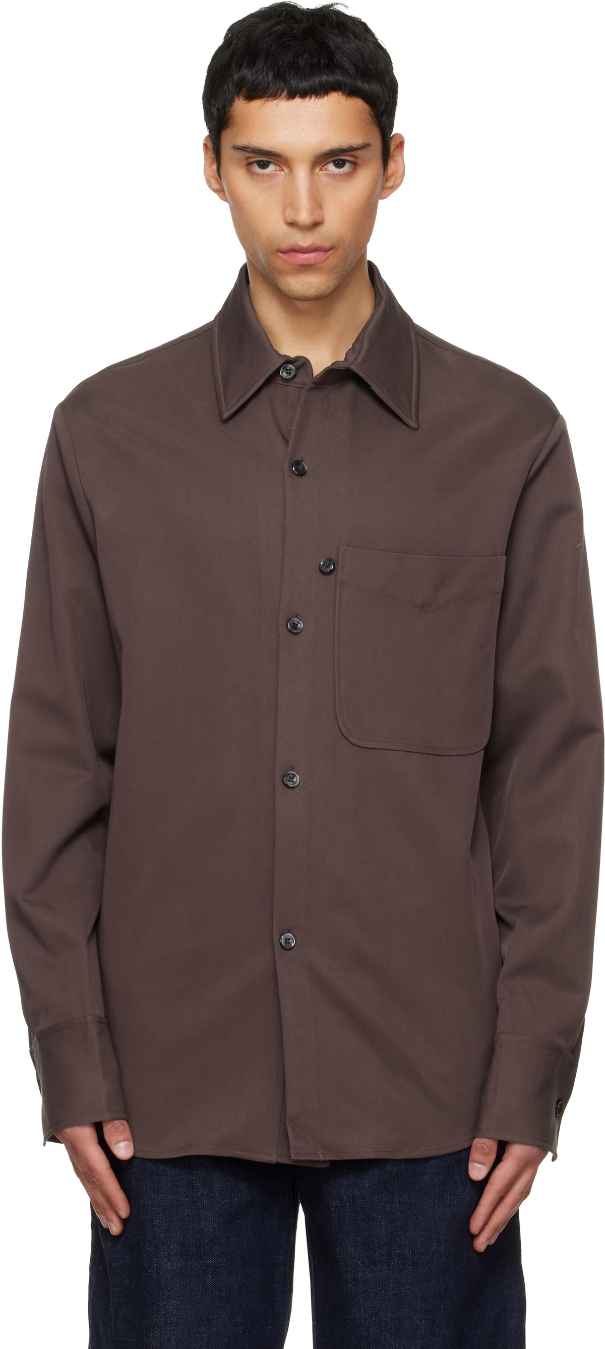 NULLUS Brown Violin Shirt