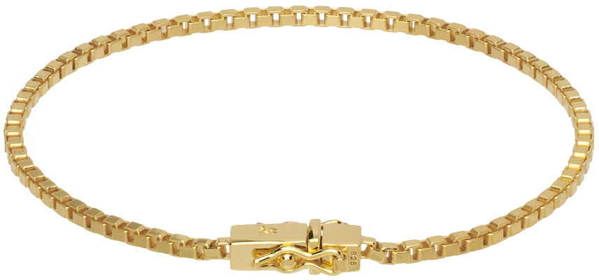 Tom Wood Gold Square Bracelet