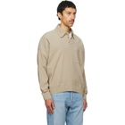 Citizens of Humanity Taupe Rugby Polo