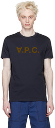 A.P.C. Navy 'VPC' H T-Shirt