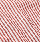 NN07 - Deon Striped TENCEL Shirt - Orange