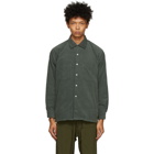 BEAMS PLUS Grey Corduroy Dobby Shirt