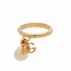 Dolce & Gabbana Women's Logo Ring in Oro