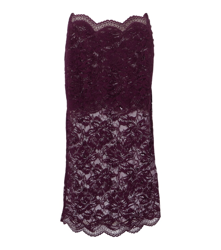 Photo: Rabanne Floral lace midi skirt