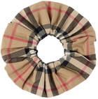 Burberry Kids Beige Vintage Check Scrunchie