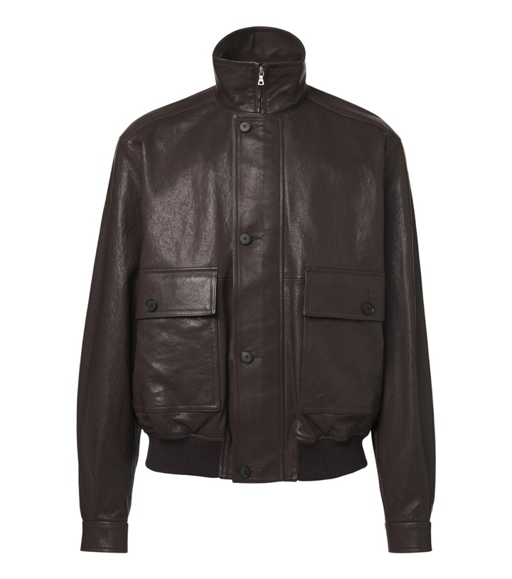Photo: Auralee Leather jacket