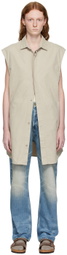 Essentials Gray Sleeveless Shirt