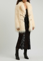 Rabanne Shearling Jacket Ivory