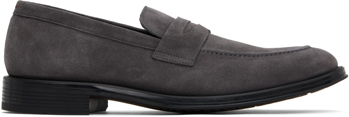PS by Paul Smith Gray Suede Pierce Loafers
