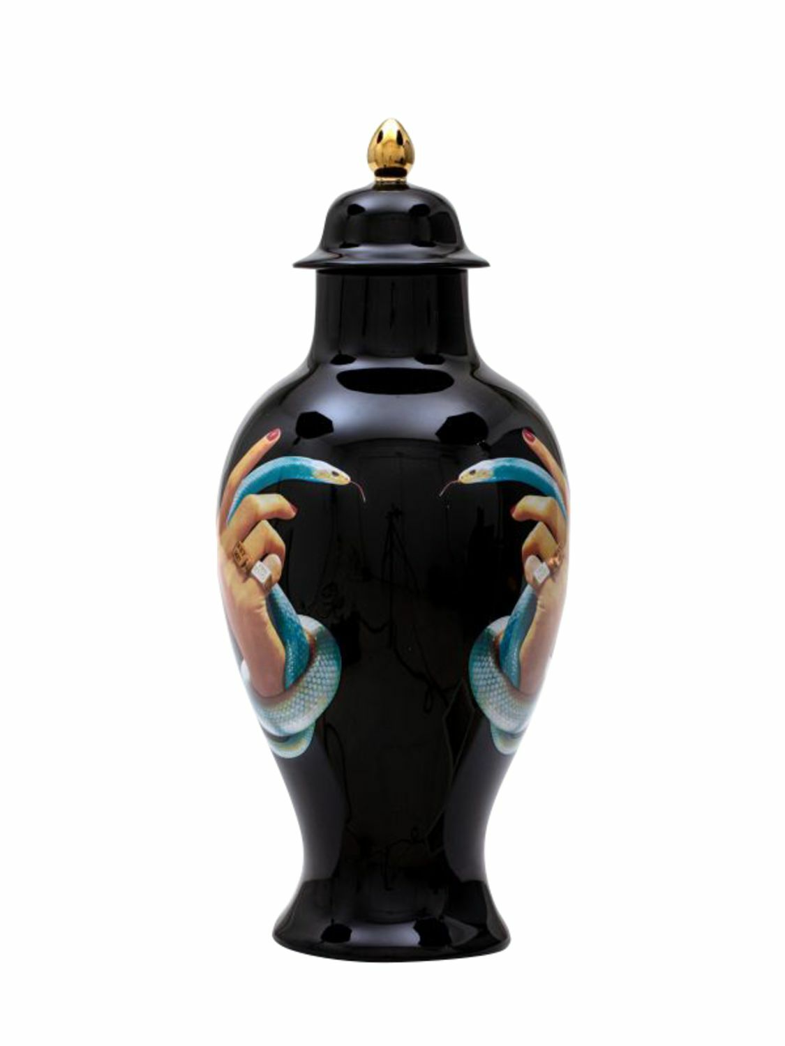 SELETTI Hands With Snakes Vase