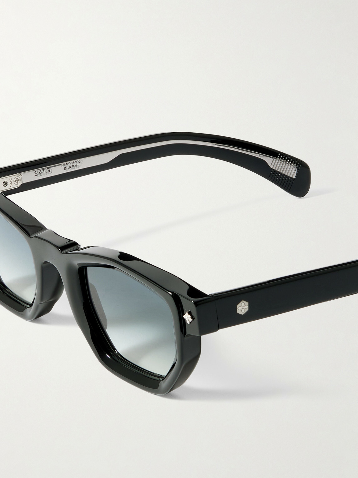 Sato - La Superba Hexagon-Frame Acetate Sunglasses