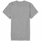 Adidas Running Men's Adidas Ultimate CTE Merinot T-Shirt in Light Grey Heather