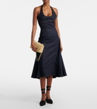 Jacquemus Lavoir de-Nîmes godet denim midi skirt