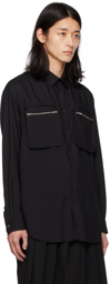 UNDERCOVER Black Zip Pocket Shirt