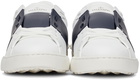 Valentino Garavani White & Black Open Sneakers