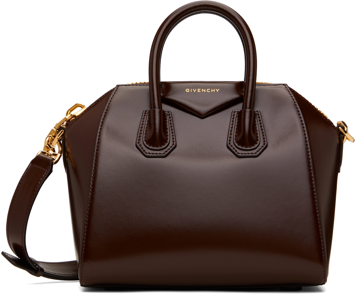 Givenchy Brown Mini Antigona Bag Givenchy