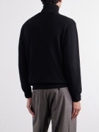 Begg & Co - Heriot Half-Zip Cashmere Sweater - Black