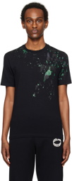 Moschino Black Painted Effect T-Shirt