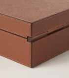 Giobagnara Santiago leather and wooden cigar box