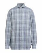 Isaia Mens Shirt in Blue