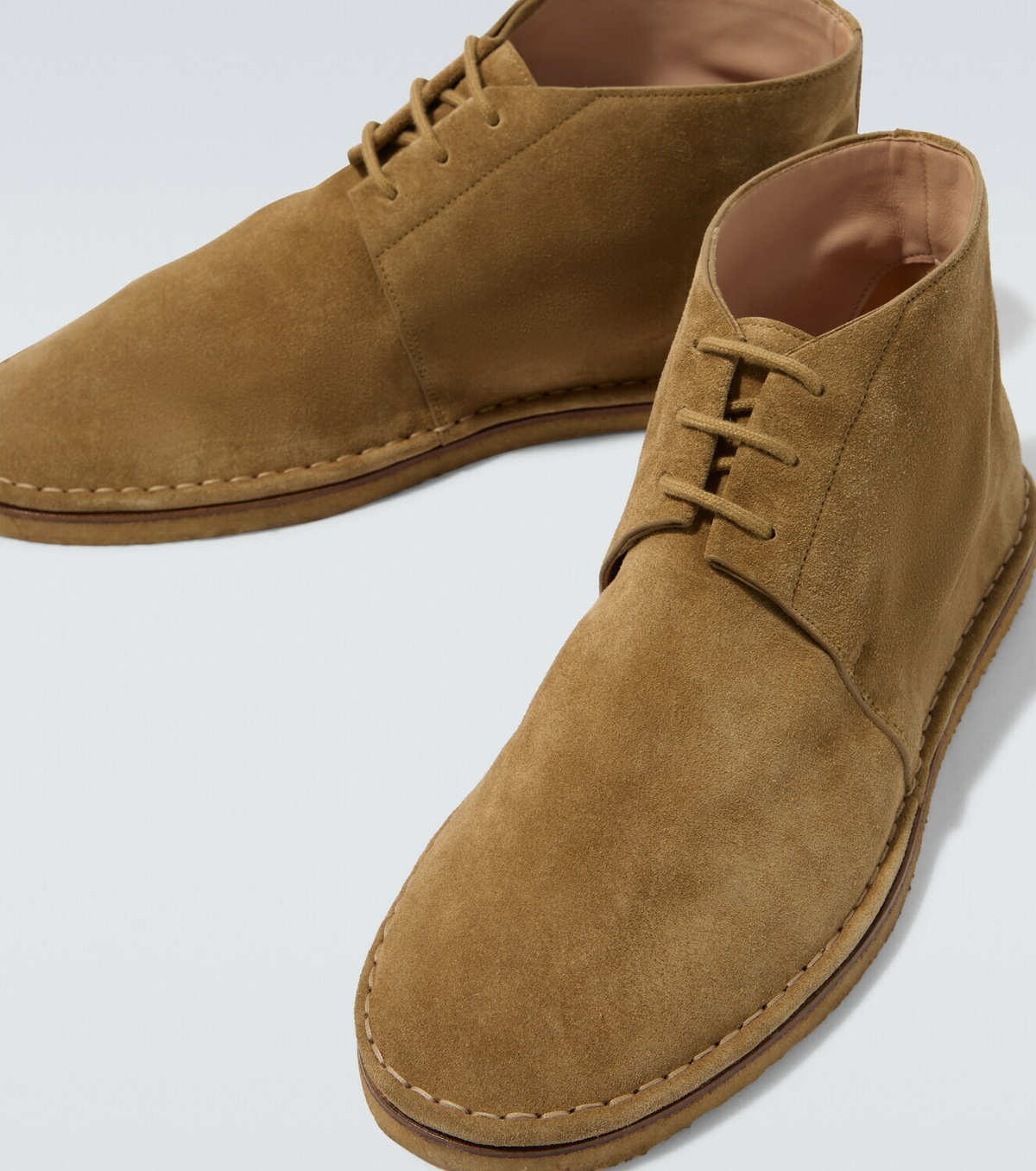 The Row Nicola suede desert boots