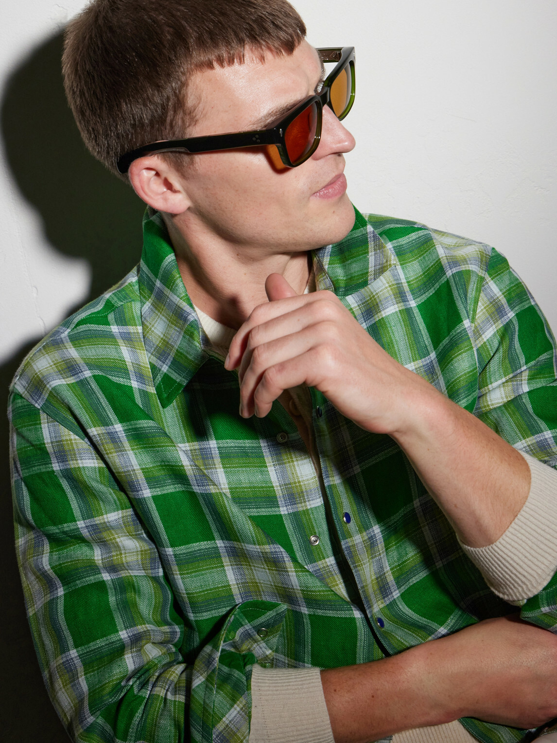 Jacques Marie Mage - Molino 55 Rectangular-Frame Acetate Sunglasses