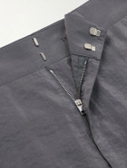 LEMAIRE - Straight-Leg Silk-Blend Trousers - Gray