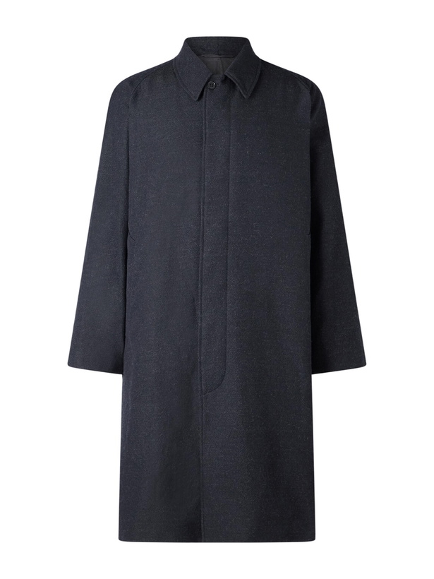 Photo: Kaptain Sunshine - Walker Wool Coat - Blue