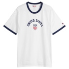 Levi's Men's USA Retro Ringer T-Shirt in White