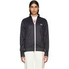 adidas Originals by Alexander Wang Black and White Zip-Up Track Jacket