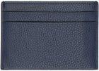 Kenzo Navy Leather Cardholder