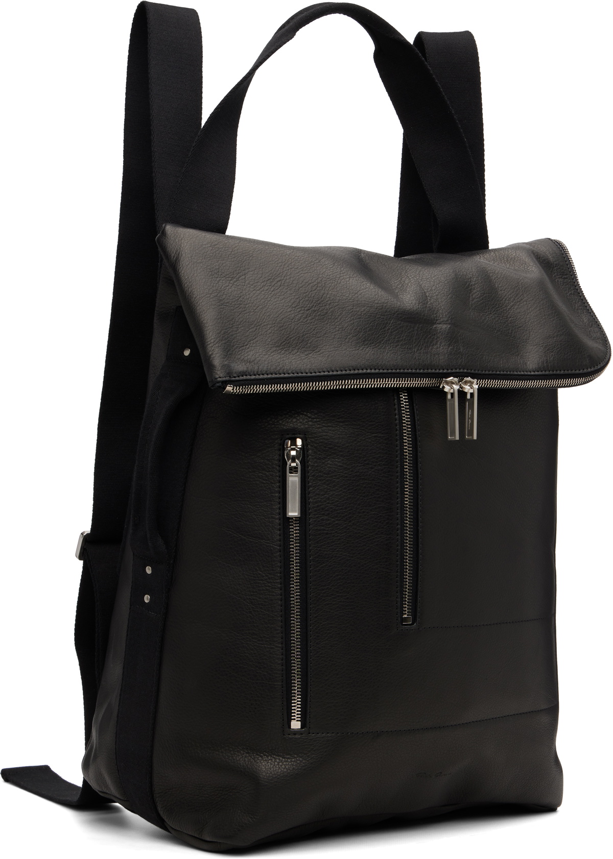 Rick Owens Black Concordians Cargo Backpacks