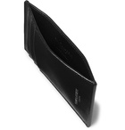 SAINT LAURENT - Pebble-Grain Leather Cardholder - Black