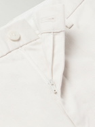 Club Monaco - Straight-Leg Pleated Cotton-Blend Trousers - White