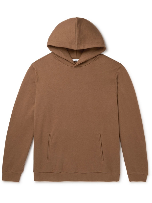 Photo: SSAM - Recycled Cotton and Cashmere-Blend Jersey Hoodie - Brown