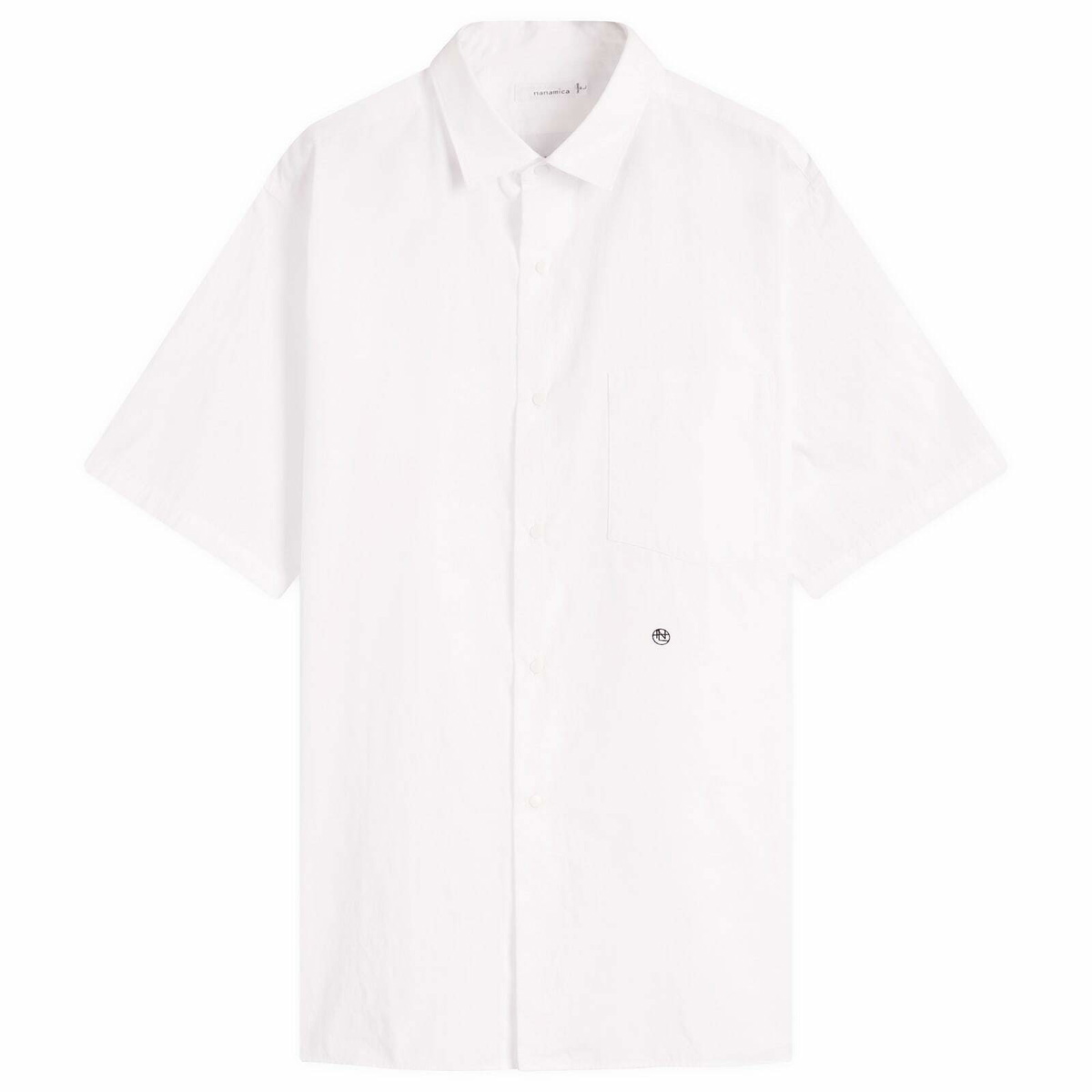 トップス nanamica Deck Shirt nanamica Brown Cotton Wool Deck Shirt Nanamica