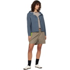 The North Face Blue Voyage Rain 3L Hooded Rain Jacket