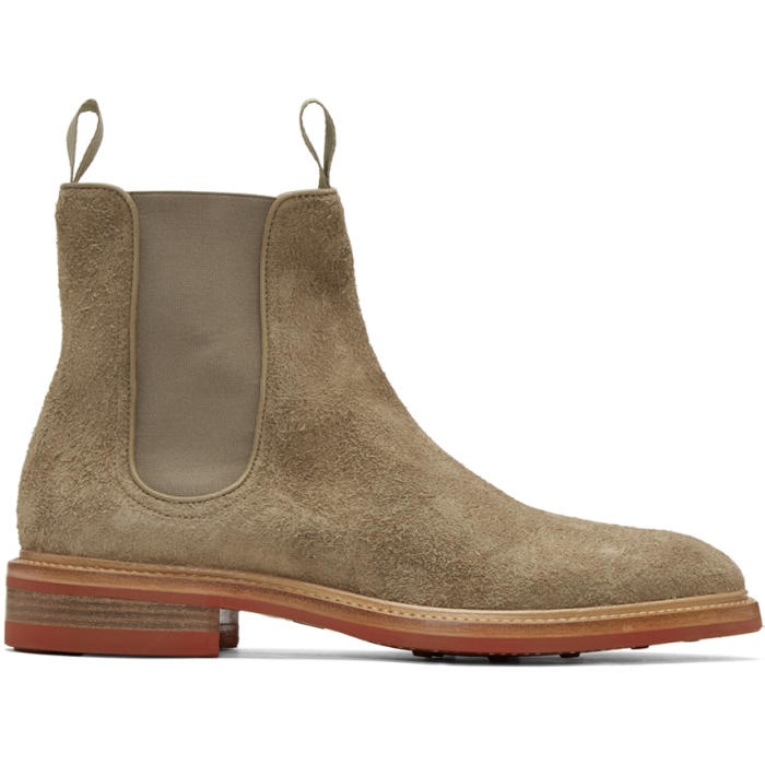 Photo: Rag and Bone Taupe Spencer Chelsea Boots