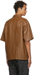 Marni Leather Short Sleeve Shirt