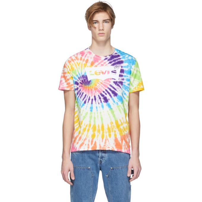Photo: Levis Multicolor Tie-Dye Housemark T-Shirt