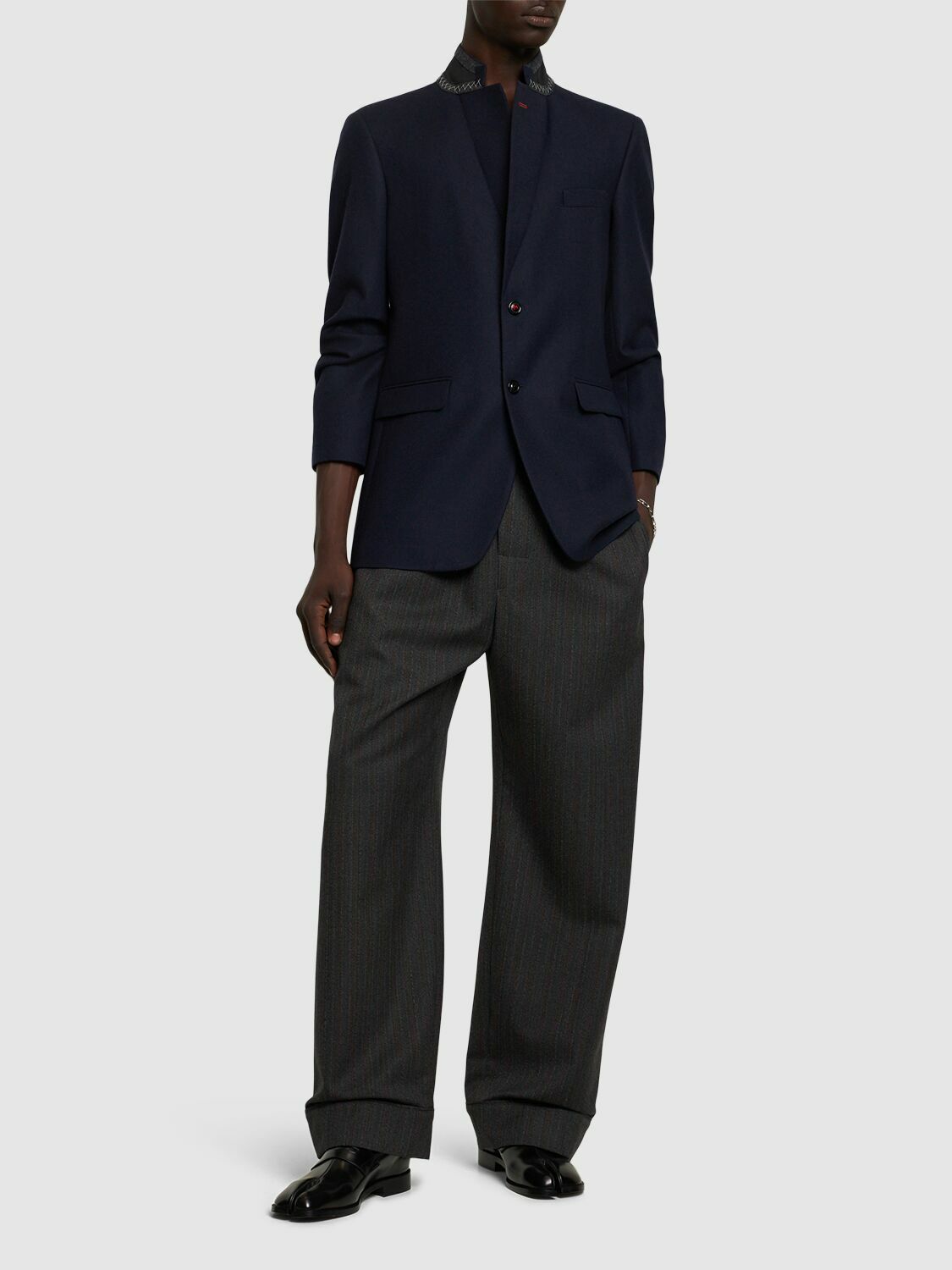 ジャケット MAISON MARGIELA WOOL JACKET MAISON MARGIELA Wool-twill jacket | THE OUTNET