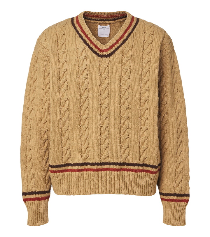 Photo: Visvim Collegia wool and cashmere sweater