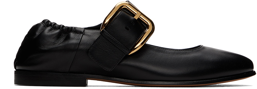【24AW NEW】BOTTEGA VENETA / Astaire Mary-Jane バレリーナ BOTTEGA VENETA | Astaire Leather Mary Jane Ballerina Flats